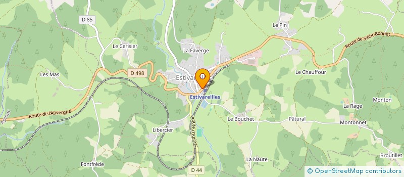 localisation de l'entreprise GAGNAIRE PERE ET FILS  ESTIVAREILLES