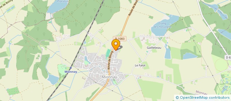 localisation de l'entreprise GAGNAIRE SRATE à MIONNAY