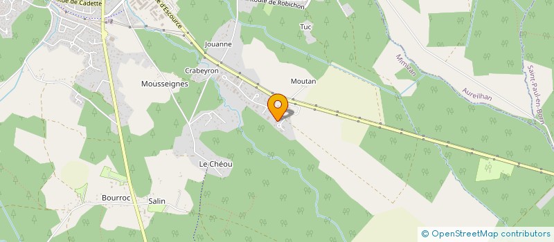 localisation de l'entreprise GAGNARD JULIEN à MIMIZAN