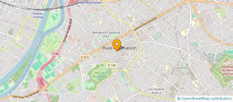 localisation de l'entreprise GAGNE à RUEIL-MALMAISON
