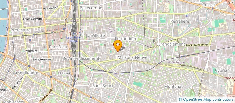 localisation de l'entreprise GAGNE ET CHAPIGNAC à LYON