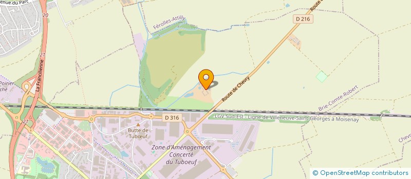 localisation de l'entreprise GAGNE PAIN  BRIE-COMTE-ROBERT