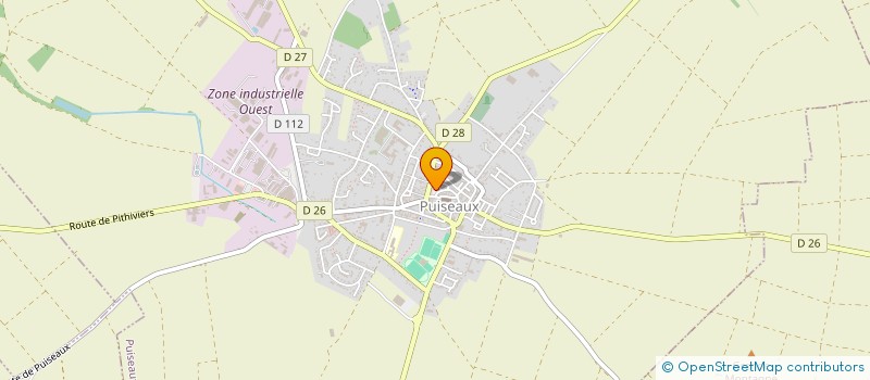 localisation de l'entreprise GAGNEBIEN PASCAL ET SELLIER JEAN-PAUL  PUISEAUX