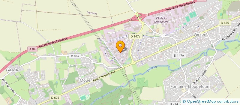 localisation de l'entreprise GAGNEPAIN TRANSPORT SERVICE  VERSON