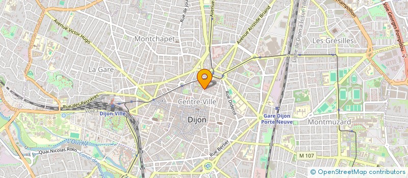 localisation de l'entreprise GAGNEUX INDIVISION à DIJON