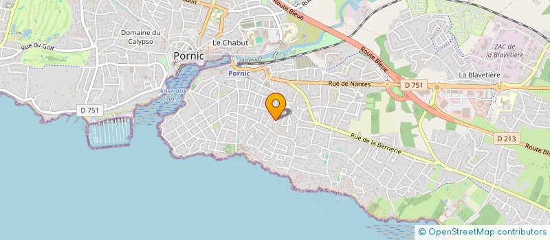 localisation de l'entreprise GAGNEVIN  PORNIC