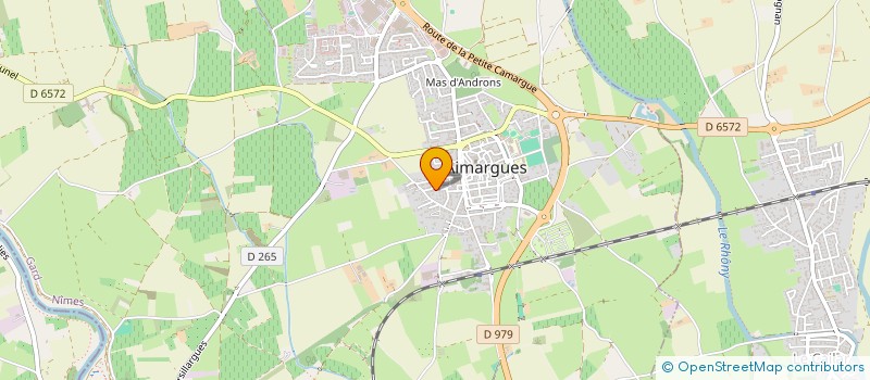 localisation de l'entreprise GAGNIERE  AIMARGUES