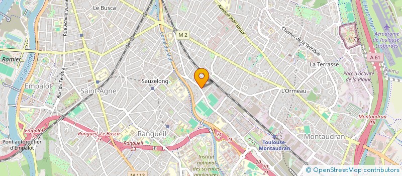 localisation de l'entreprise GAGNRAD  TOULOUSE