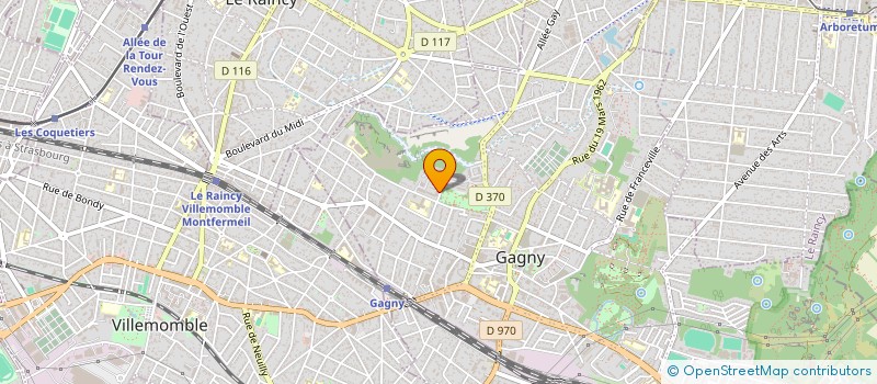 localisation de l'entreprise GAGNY ACTION CITOYENNE à GAGNY