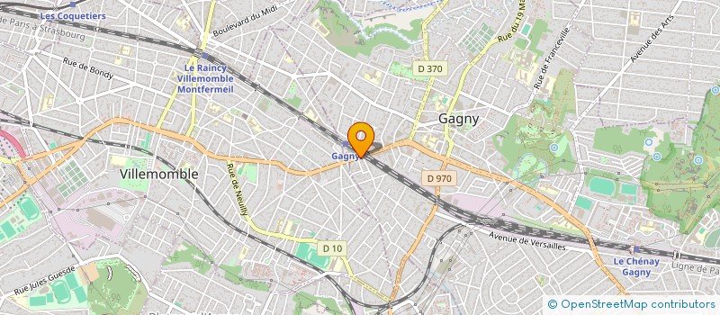 localisation de l'entreprise GAGNYDIS à GAGNY