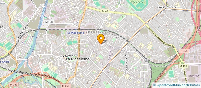 localisation de l'entreprise GAGO CONSULTING à MARCQ-EN-BARŒUL