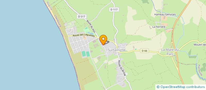 localisation de l'entreprise GAGOCELINE FL1  SURTAINVILLE