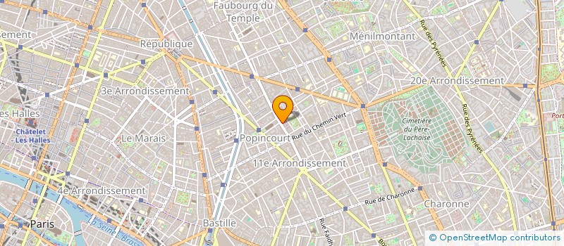 localisation de l'entreprise GAGPARIS  PARIS