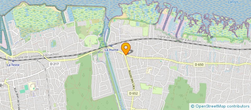 localisation de l'entreprise GAGU  GUJAN MESTRAS