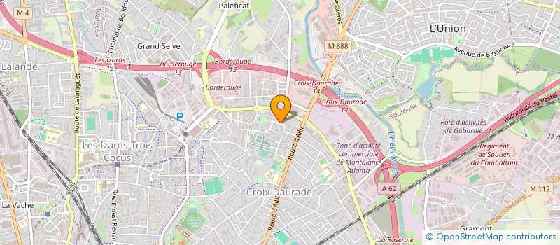 localisation de l'entreprise GAH à TOULOUSE