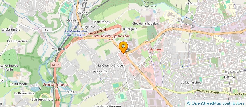 localisation de l'entreprise GAHERIS  BEAUMONT-LOUESTAULT