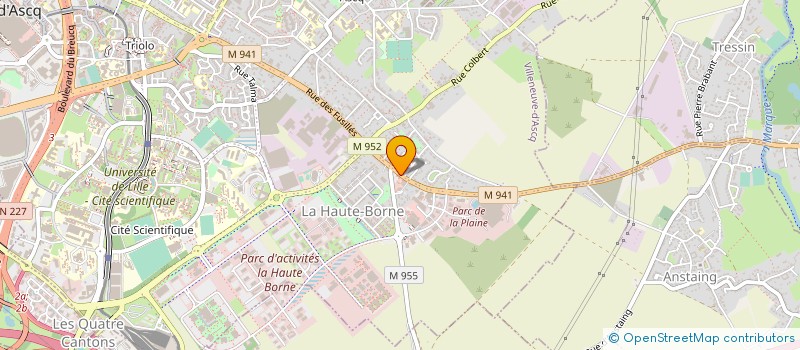 localisation de l'entreprise GAHIA à VILLENEUVE-D'ASCQ