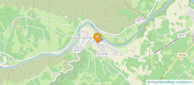 localisation de l'entreprise GAHM  LATOUR-DE-FRANCE