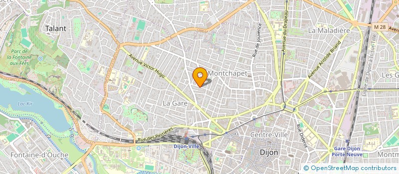 localisation de l'entreprise GAHUB à DIJON