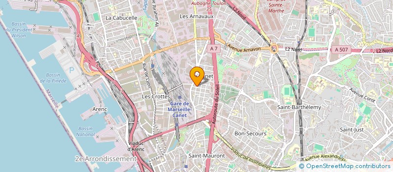 localisation de l'entreprise GAI à MARSEILLE