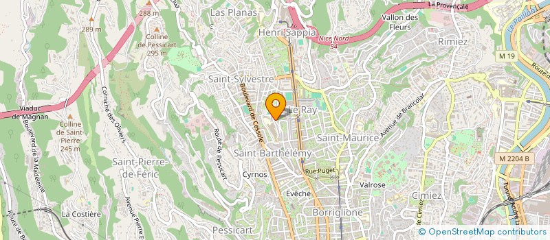 localisation de l'entreprise GAI LOGIS à NICE