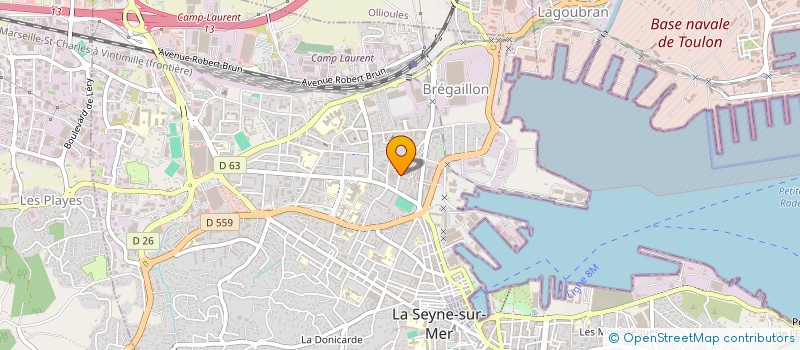 localisation de l'entreprise GAI MASSACAN à LA SEYNE-SUR-MER