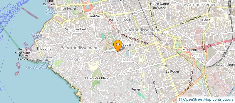 localisation de l'entreprise GAIA 120 à MARSEILLE