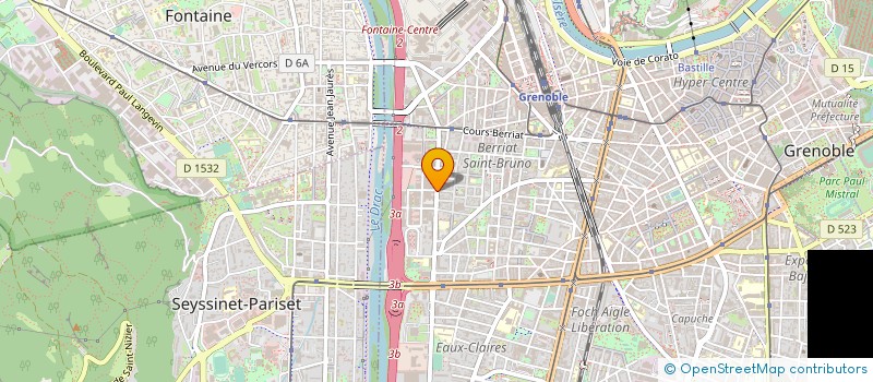 localisation de l'entreprise GAIA à GRENOBLE
