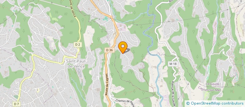 localisation de l'entreprise GAIA  VENCE