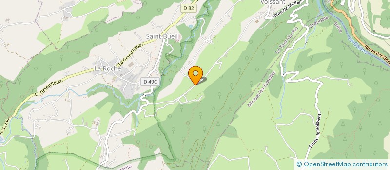 localisation de l'entreprise GAIA  VOISSANT