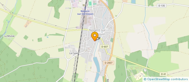 localisation de l'entreprise GAIA à NOGENT-SUR-VERNISSON