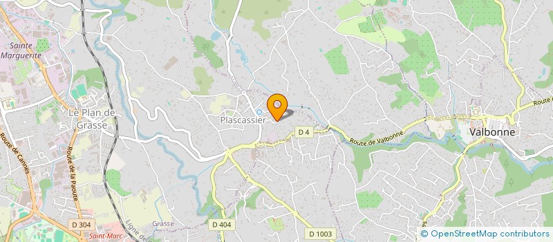 localisation de l'entreprise GAIA à GRASSE