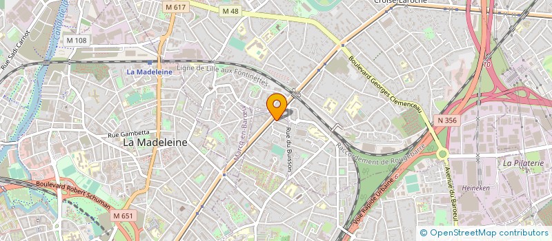 localisation de l'entreprise GAIA à LILLE