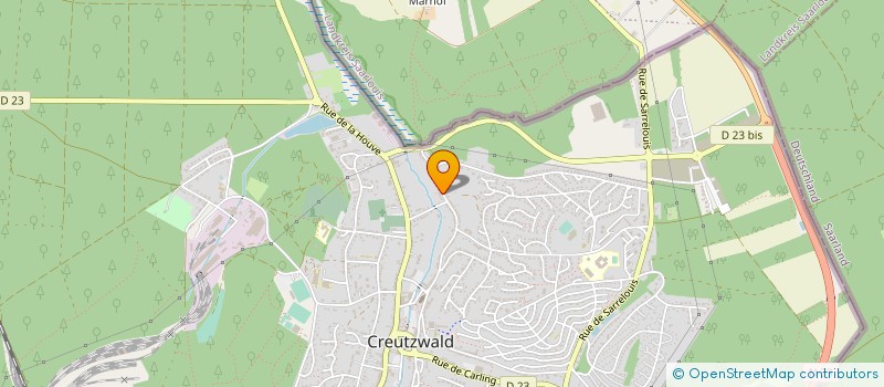 localisation de l'entreprise GAIA  CREUTZWALD