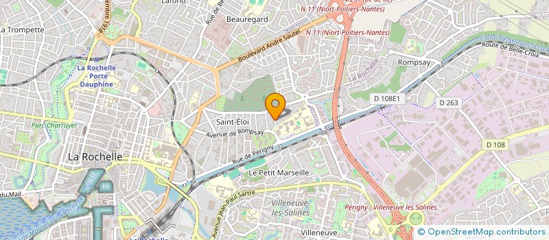 localisation de l'entreprise GAIA  LA ROCHELLE