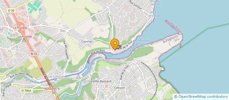 localisation de l'entreprise GAIA à PLERIN