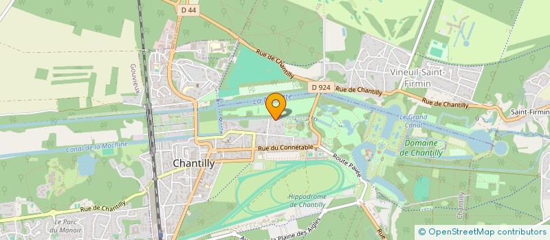 localisation de l'entreprise GAIA  CHANTILLY