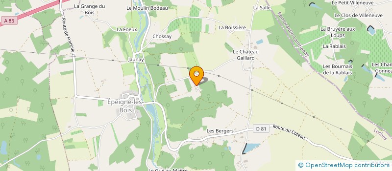 localisation de l'entreprise GAIA  EPEIGNE-LES-BOIS