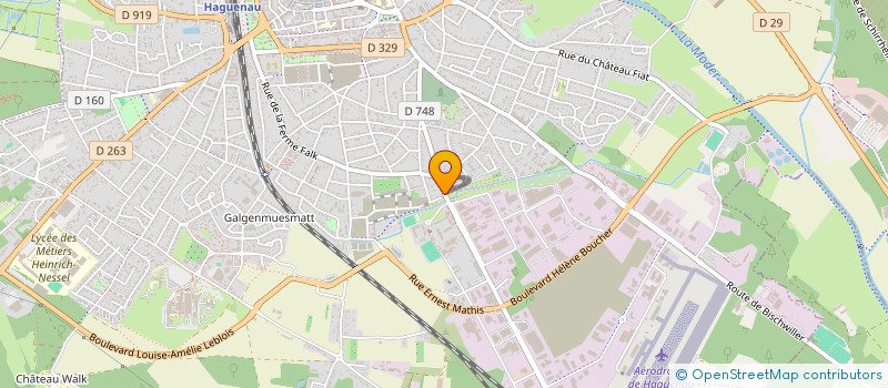 localisation de l'entreprise GAIA  HAGUENAU