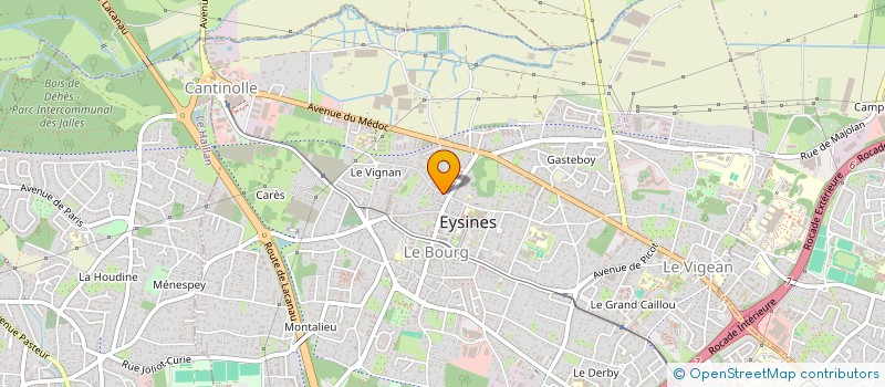 localisation de l'entreprise GAIA  EYSINES