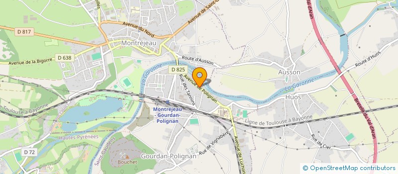 localisation de l'entreprise GAIA  GOURDAN-POLIGNAN