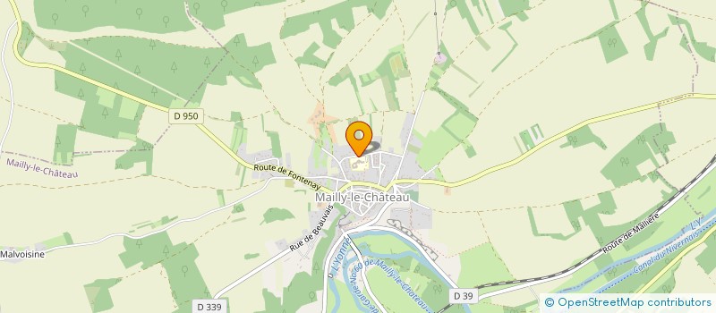 localisation de l'entreprise GAIA  MAILLY-LE-CHATEAU