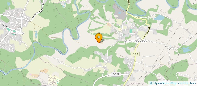 localisation de l'entreprise GAIA  SAINT-PANDELON