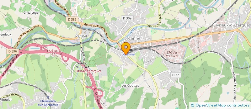 localisation de l'entreprise GAIA  LOZANNE