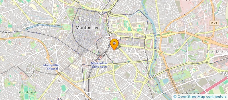 localisation de l'entreprise GAIA à MONTPELLIER