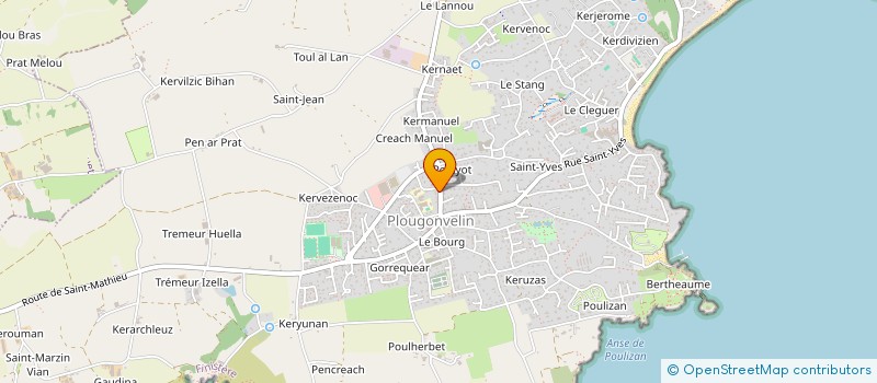 localisation de l'entreprise GAIA  PLOUGONVELIN