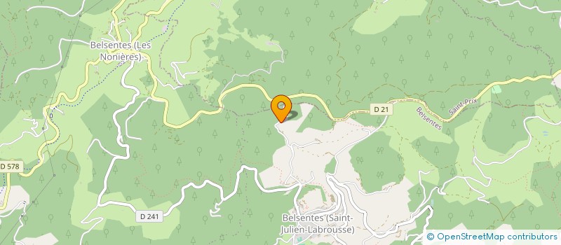 localisation de l'entreprise GAIA  BELSENTES