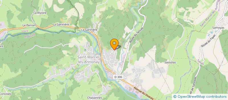 localisation de l'entreprise GAIA à SAINT-MARCEL-LES-ANNONAY