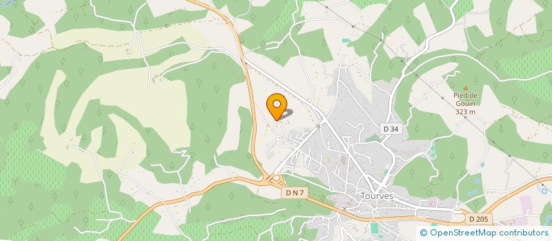 localisation de l'entreprise GAIA à TOURVES