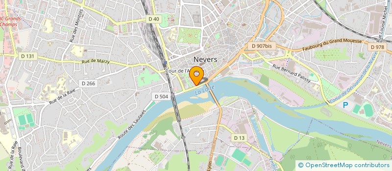 localisation de l'entreprise GAIA à NEVERS